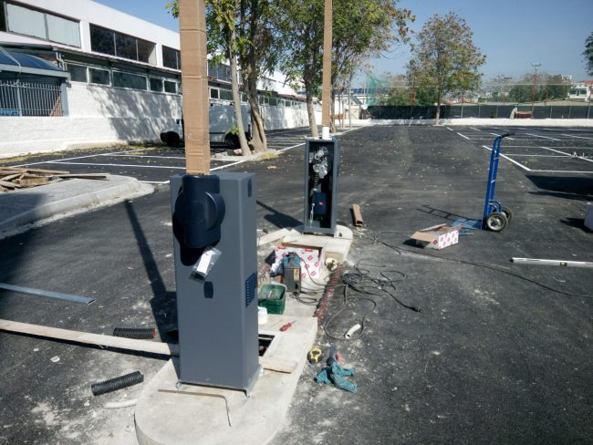 μπάρα ελέγχου κυκλοφορίας