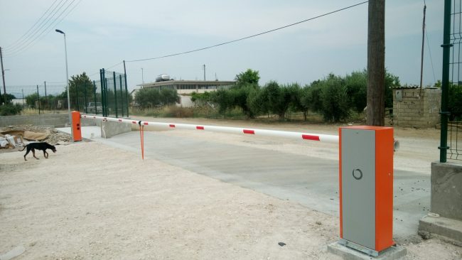 μπάρα ελέγχου κυκλοφορίας