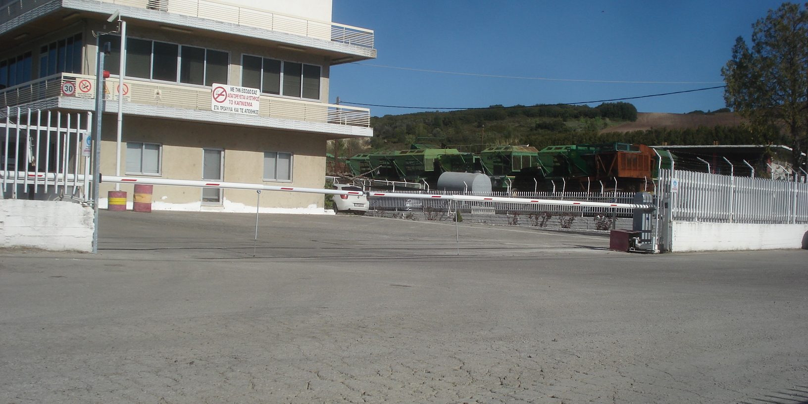 μπάρες ελέγχου κυκλοφορίας